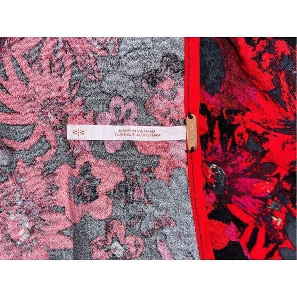 Free People Red Floral Tie Front Cardigan | Sz M, NWT - Picture 8 of 8